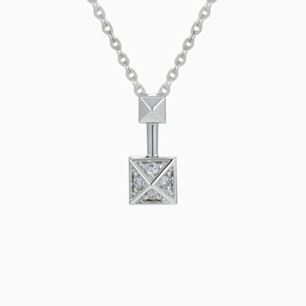 [주얼넷] 14K 다이아몬드 트라이앵글 목걸이 EP2-JD020N-D-42