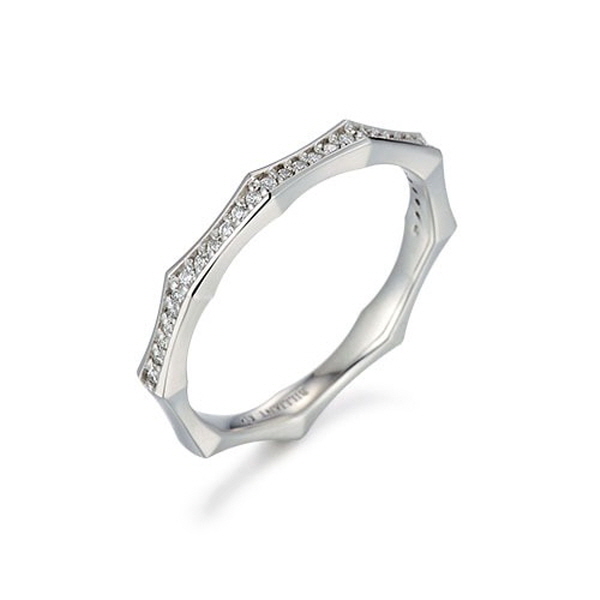 [주얼넷] 14K 다이아몬드 뱀부 반지 가드링 EP2-JD020R-D-11
