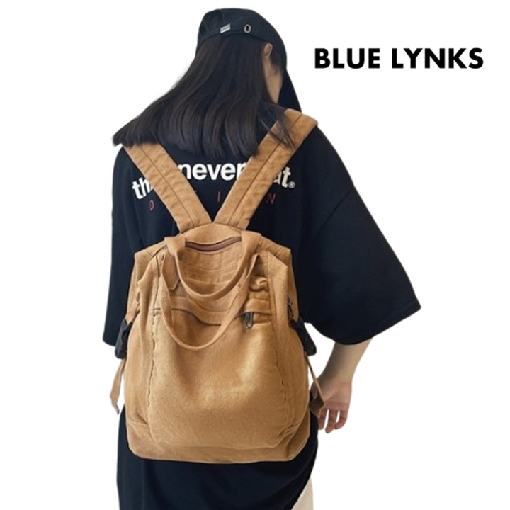 [블루링스] XRC 캔버스 빈티지핏 2타입 토트 백팩 BLM-XRC01